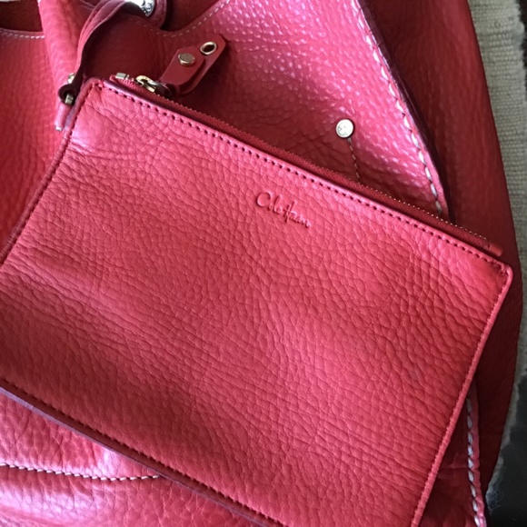 Cole Haan Leather Bag Purse - Picture 7 of 11